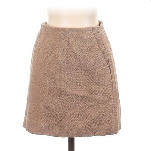 Aritzia Babaton Brown Mini Skirt